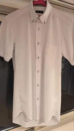 未使用 i-Shirt 半袖ワイシャツ 39 完全ノーアイロン スリムフィット
