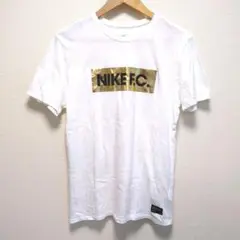 NIKE ナイキ ボックスロゴ Ｔシャツ ホワイト ゴールド M