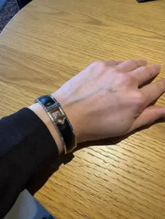 希少 美品 montblanc モンブラン ブレスレット バングル MONTBLANC - モンブラン ブレスレット メンズ美品 の通販 by