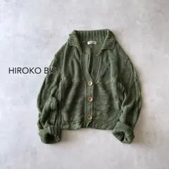 【HIROKO BIS】リネンブレンド カーディガン 羽織り トップス 9