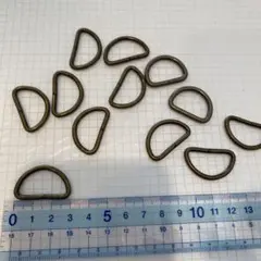 アンティーク Dカン 12個 3cm 内2.5cm