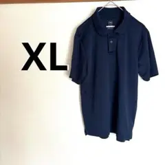 【XL】ネイビーポロシャツ