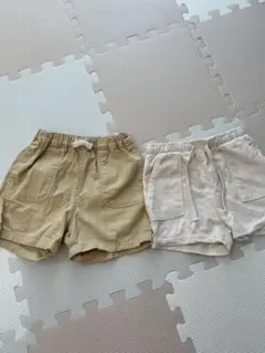 ユニクロ　H&M 半ズボン　サイズ90 2枚セット