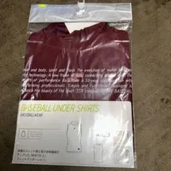 野球アンダーシャツMノースリーブエンジ