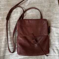 ゲンテンのショルダーバッグ　ブラウン