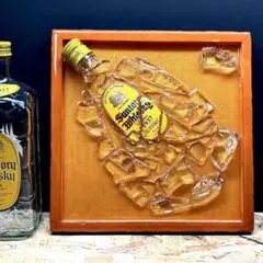 SUNTORY角瓶/クラッシュボトルアート☆エポキシレジンアート