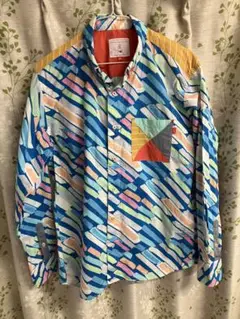 河谷シャツ KAWATANI SHIRT シャツ ショップバッグ付き Mサイズ