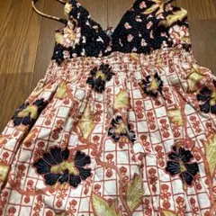キャミソールワンピース　花柄