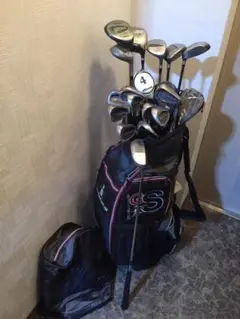 MIZUNO 等ゴルフセット1式+マンシングウェアキャディバッグ