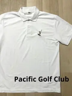 Pacific Golf Club パシフィックゴルフクラブ ポロシャツ 白