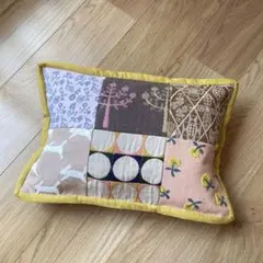ピンク系よこながクッションカバー　ミナペルホネン　ハンドメイド