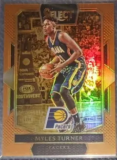 myles turner Courtside Copper Prizm /49