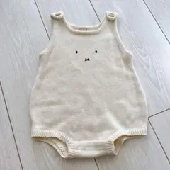 petit main miffyニットロンパース 70cm プティマイン