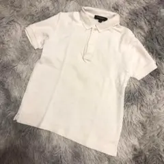 M244【バーバリー ロンドン】ホースロゴ ポロシャツ キッズ 子供服 120A