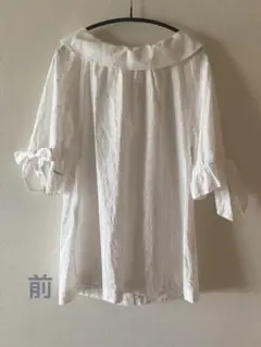 サークル　エンブロイダリー　ヴィンテージ　ブラウス