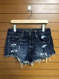 AMERICAN EAGLE アメリカンイーグル ダメージデニムショートパンツM