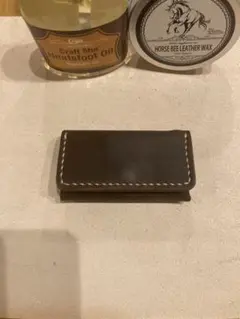 コードバン レザーハンドメイド 小物入れ スマートキーケース