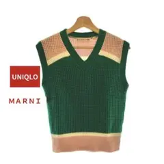 UNIQLO MARNI ノースリーブニットレディース★M ゴルフウェア廃盤品
