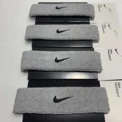 Nike ヘッドバンド 4個セット グレー　バスケ　テニス　ランニング