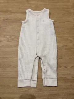 Baby GAP ホワイトリブロンパースベスト 3-6months