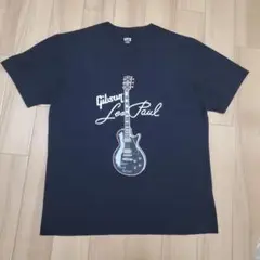 ユニクロxギブソン コラボ レスポール プリント Tシャツ