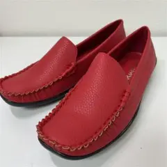 ★今、流行り！★【新品】大人が履く本革風モカシン：ドライビングシューズ23cm