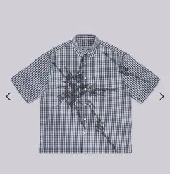 Jaded London Blue Atom Checked Shirt M