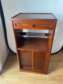 棚 キャビネット　電話台　花台　木製