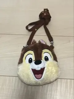 チップとデール　ぬいぐるみパスケース　ディズニー　ポーチ　コインケース