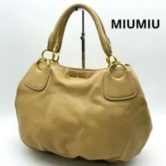 A4可 MIU MIU トートバッグ ハンドバッグ レザー