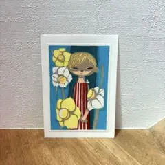 池田修三　手摺木版画　竹芳洞版