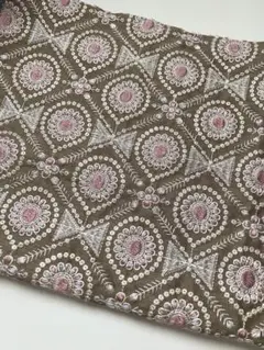 インド刺繍生地　50cm O
