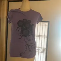 訳あり　ANNA SUI Tシャツ　S アナスイ　紫　パープル