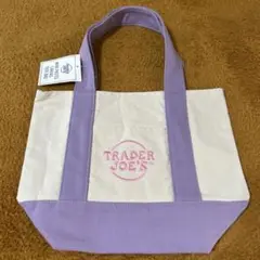 TRADER JOE'S トートバッグ ラベンダー