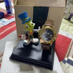 ピノキオ 時計 レザー バンド　フギァ付き