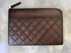 BERLUTI Off The Road Quilting Clutch Bag