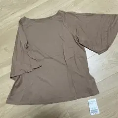 肩開きフレアスリーブ 日本製