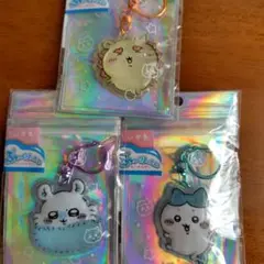 ちいかわ ぷっくりったいキーホルダー モモンガ　シーサー　ハチワレ