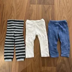 80cm レギンスパンツ　セット　フタフタ　ユニクロ