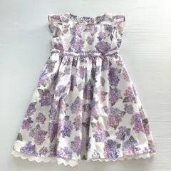 美品　エニィファム　ワンピース　紫陽花110
