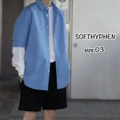 美品 SOFTHYPHEN SOHY シグネチャー ショート スリーブ シャツ