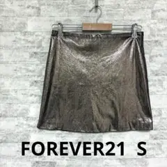 [FOREVER21]メタリックブラウン タイトスカートサイズS