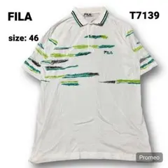【即購入OK】FILA 半袖ポロシャツ サイズL相当 ホワイト