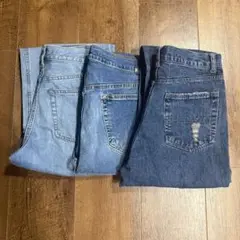 USA デニムパンツジーンズまとめ売りセット リーバイスジャングルストームブルー