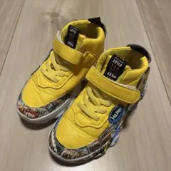 イエロー ダンス用スニーカー ベルクロ