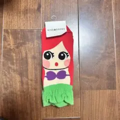 KISS SOCKS アリエルデザイン ソックス 23-25cm