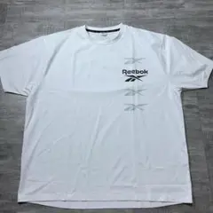 美品 現行 REEBOK リーボック 半袖 Tシャツ 白 4L 大きいサイズ