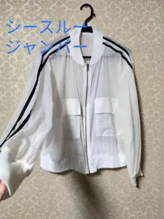 シースルージャケット Lサイズ ホワイト