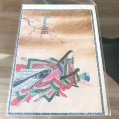 【未開封】クリスマス お正月用 和風 グリーティングカード 絵葉書