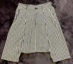 BLACK comme des garçons サルエルパンツ/チェック